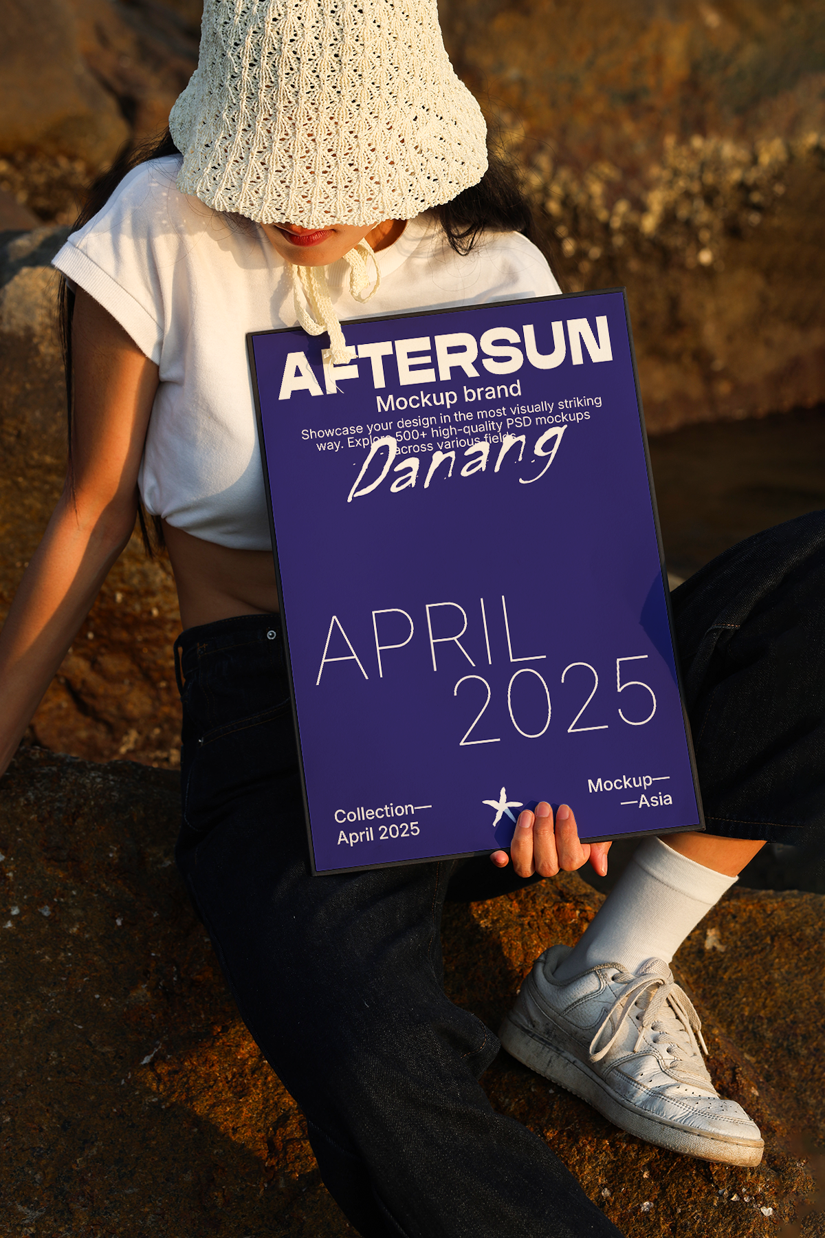 Poster Mockup (AFS07) | Realistic PSD Template