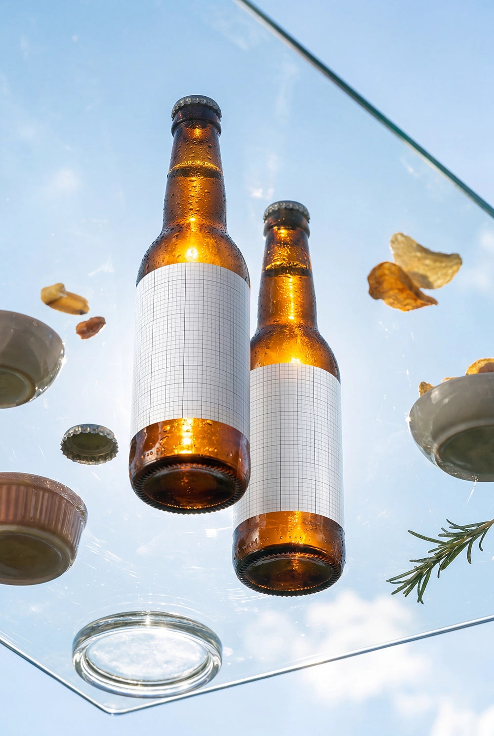 Beer Bottle Mockup SBB05