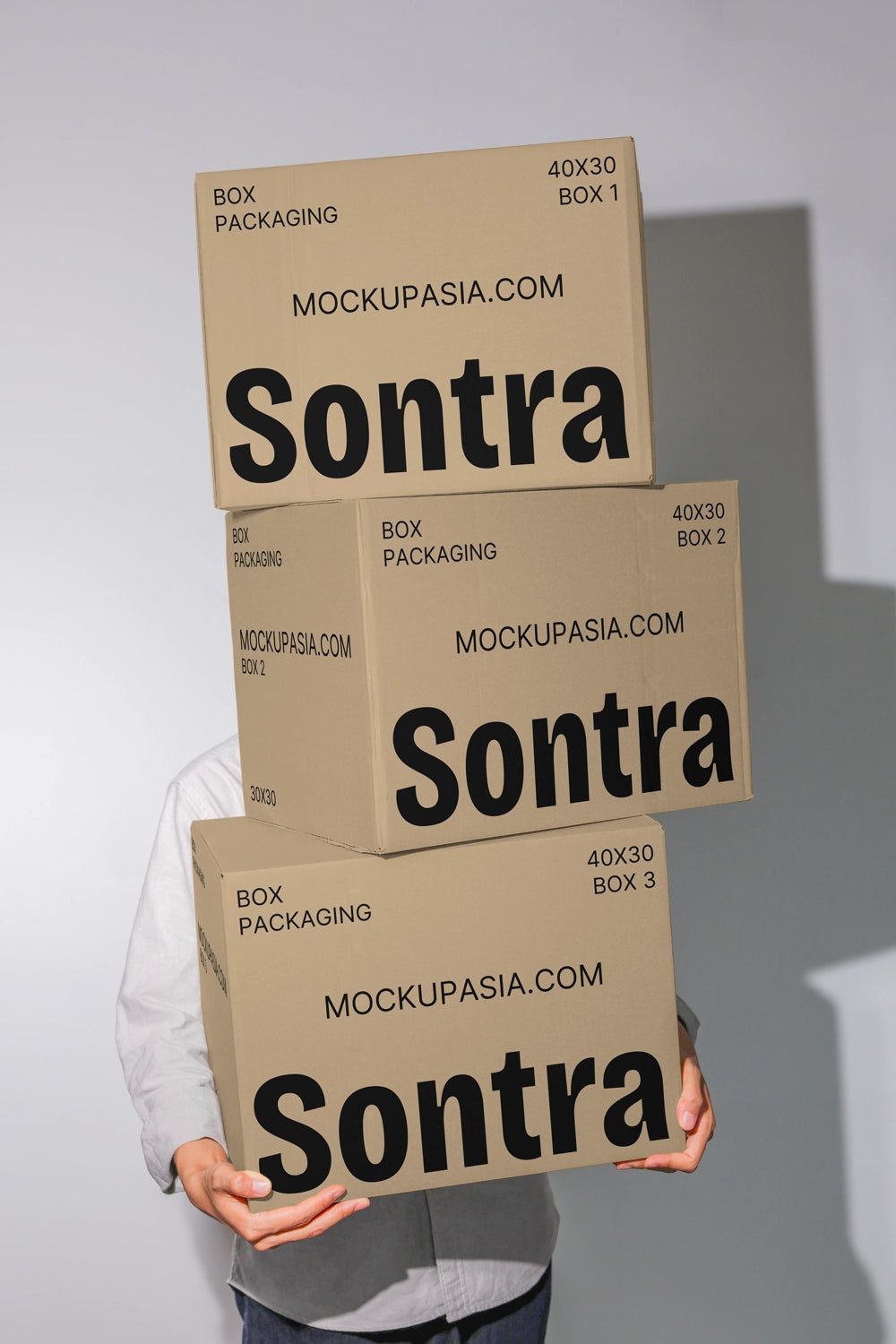 Box Packaging Mockup ST01