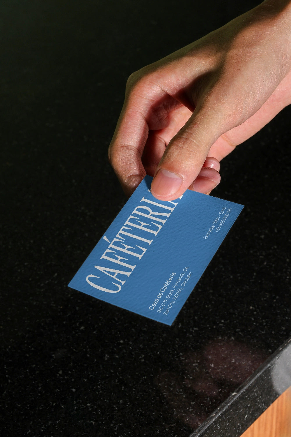 Free Business Card mockup CAF04