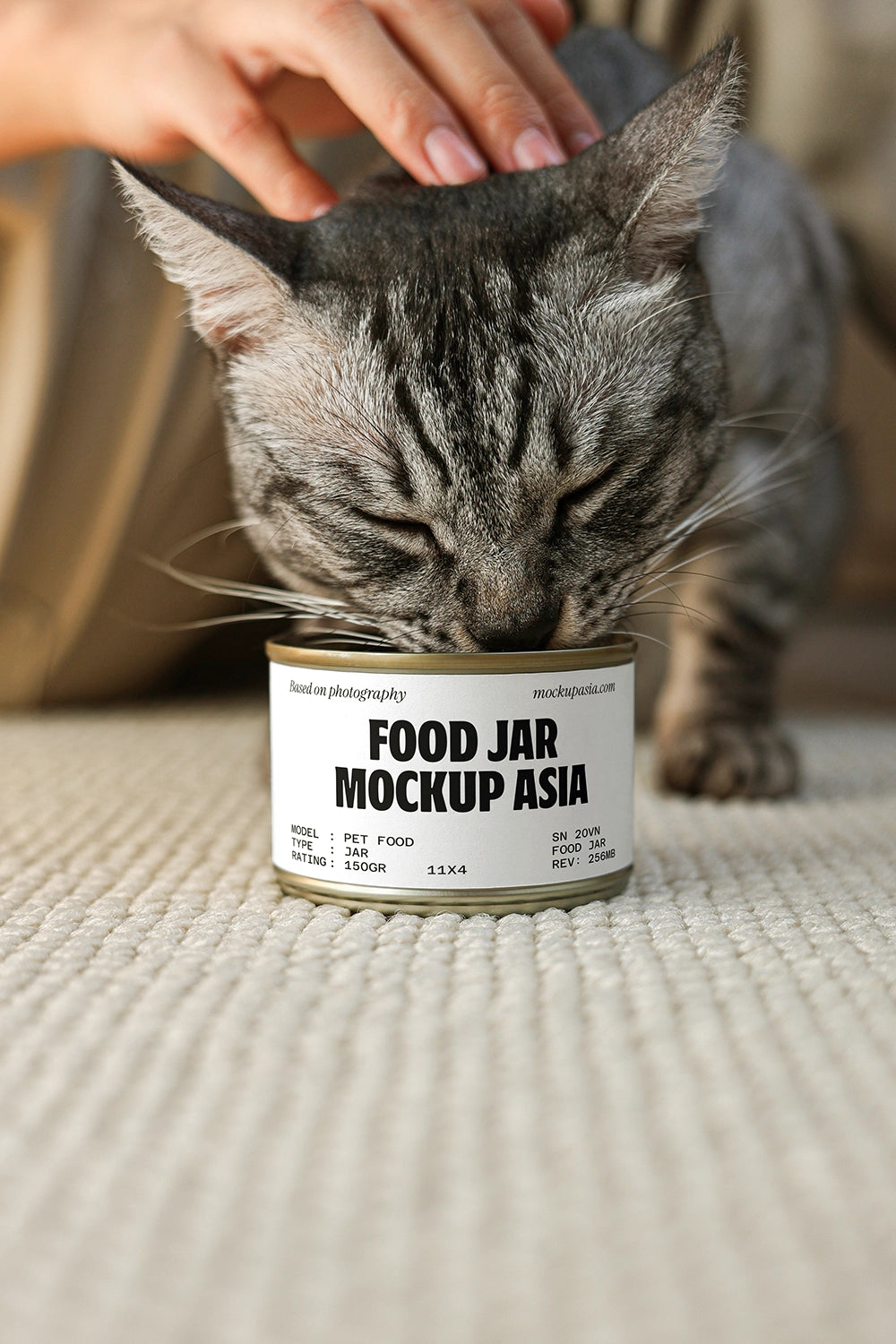 Cat Food Jar Mockup PF03