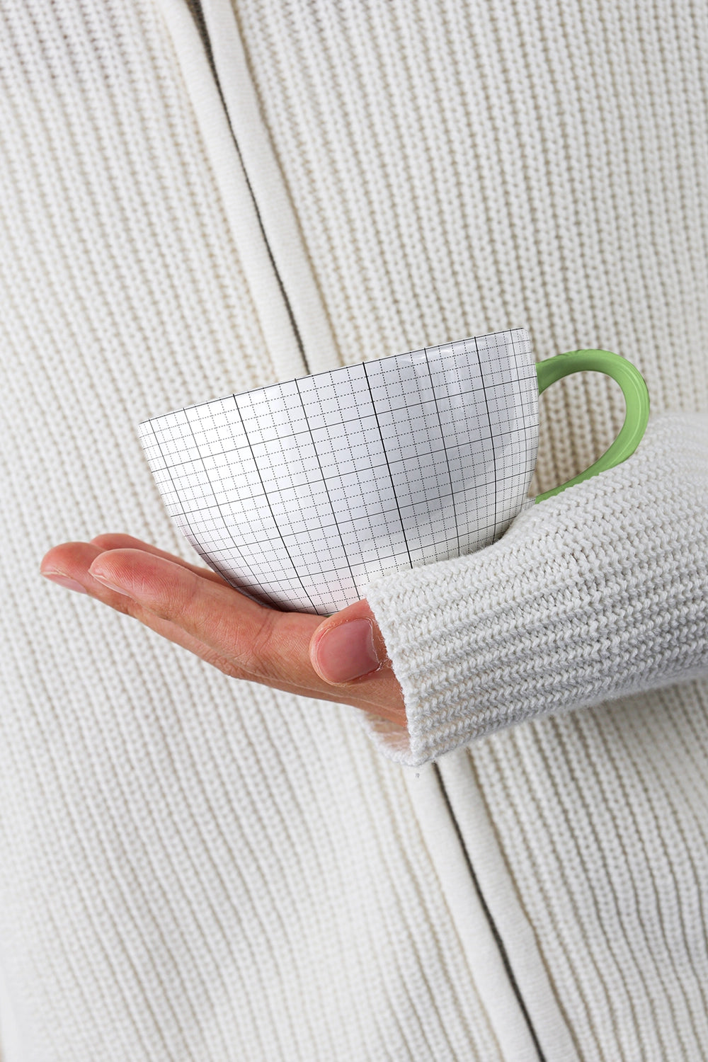 cup mockup for branding with minimal aesthetic and lifestyle presentation