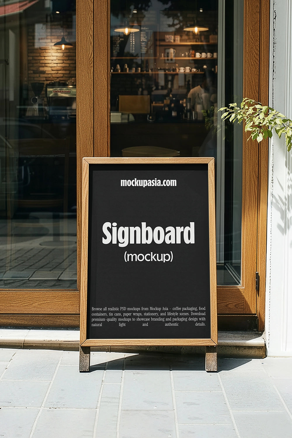 Coffee Signboard Mockup CS02