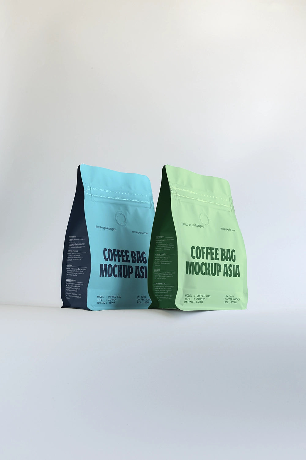 Coffee Zipper Bag Mockup APR27