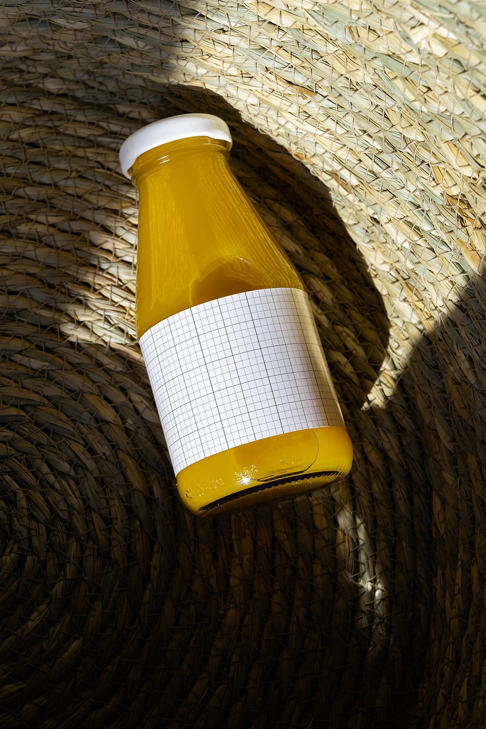 Juice Bottle Label Mockup - JBL07
