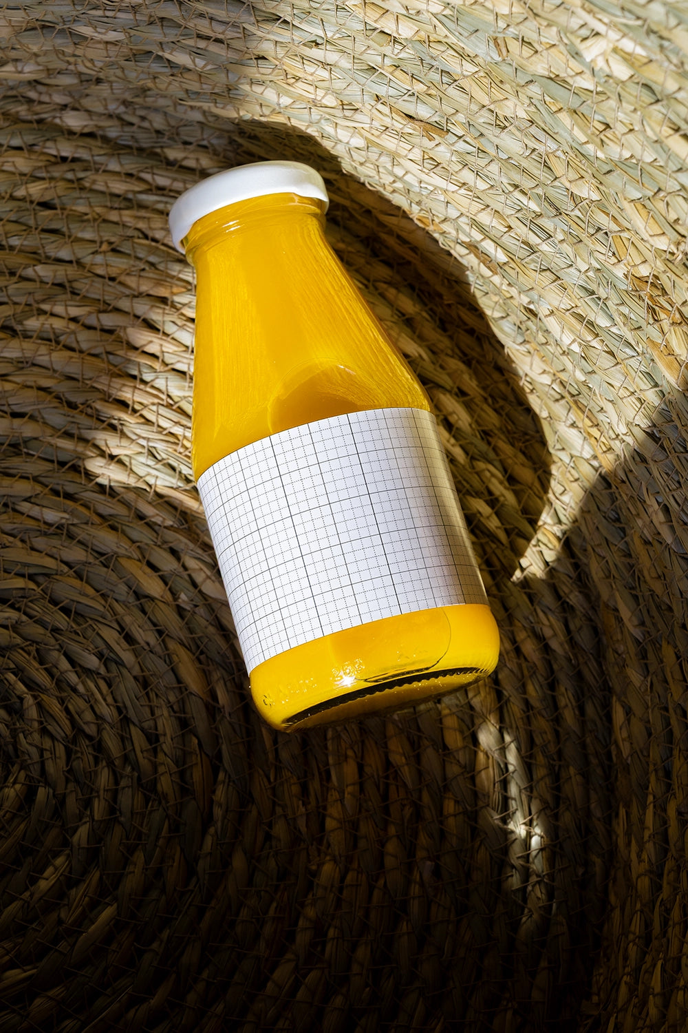 Juice Bottle Label Mockup - JBL07
