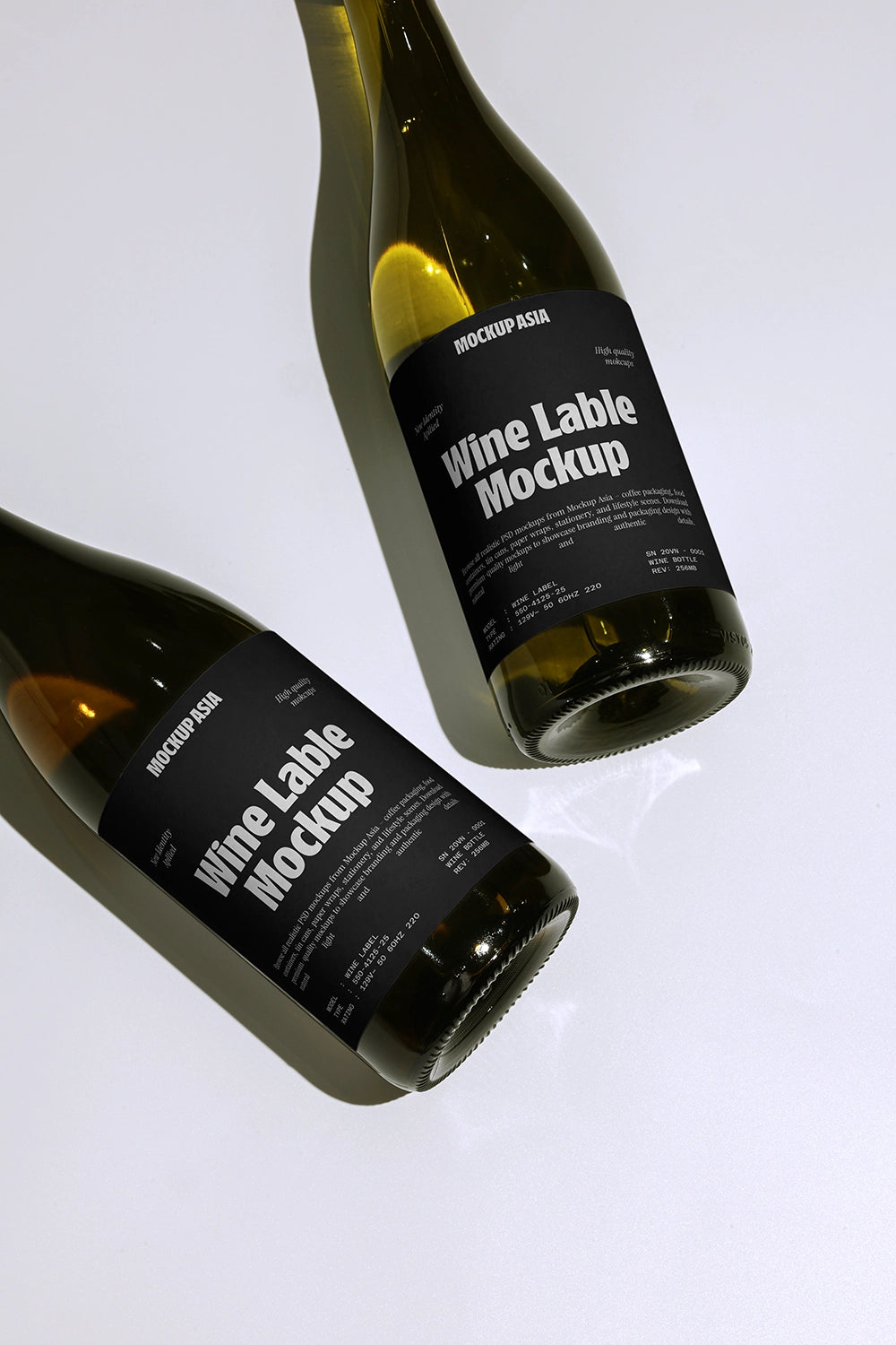 Wine Label Mockup WL02