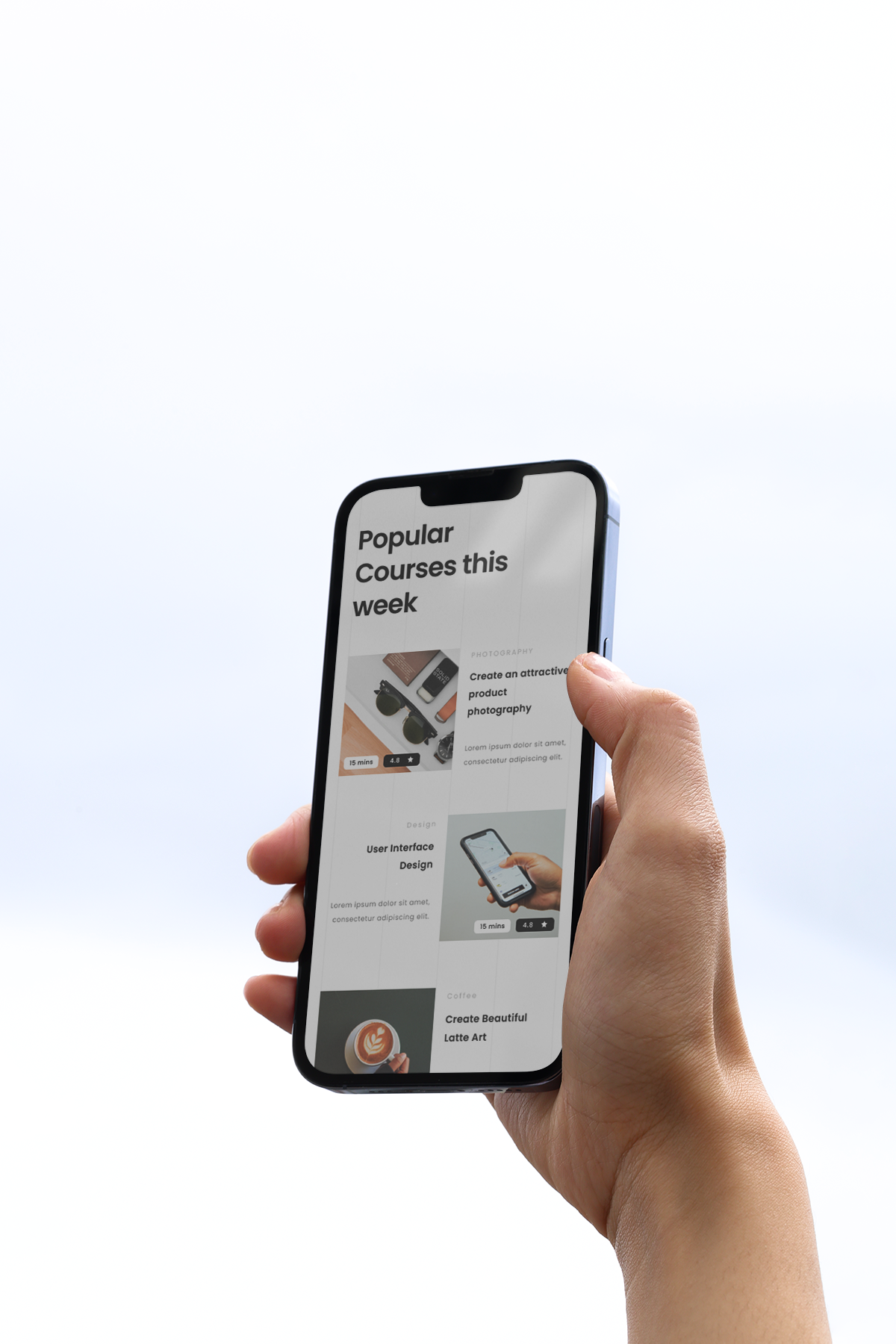 Free Iphone Mockup (IP02) | Realistic PSD Template