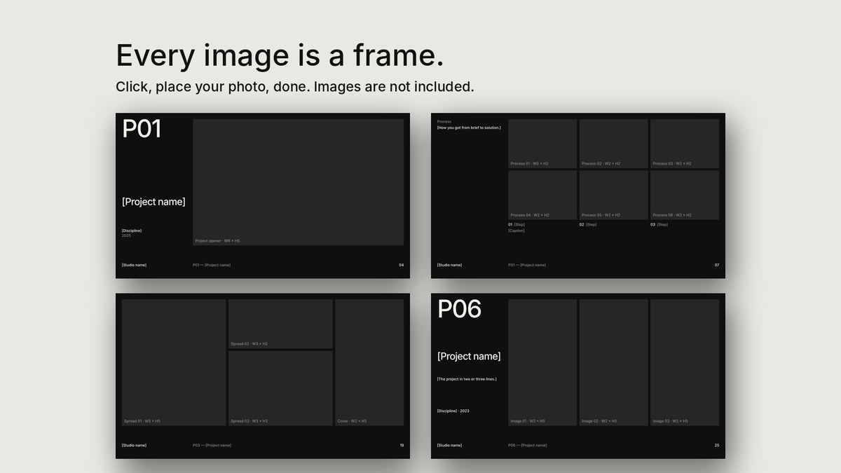 Module 8 Portfolio Vol 1 — empty frames in the files