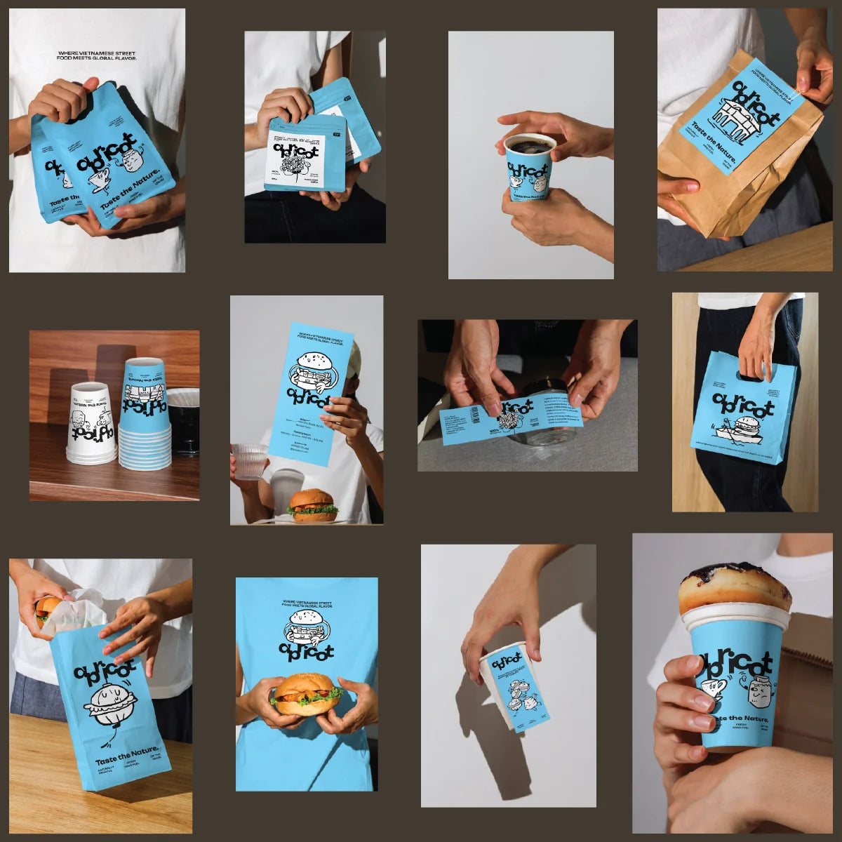 Apricots Mockup Set | Realistic Coffee & Food Branding Mockups