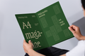 Magazine Mockup (A402) | Realistic PSD Template