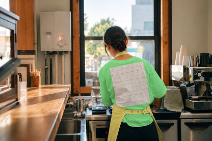 Apron and t-shirt mockup editable colors smart object PSD