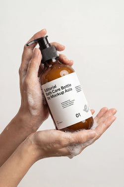 Bath Care Bottle Mockup ESJ09