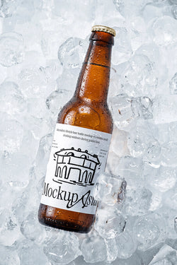 Beer Bottle Mockup SBB02