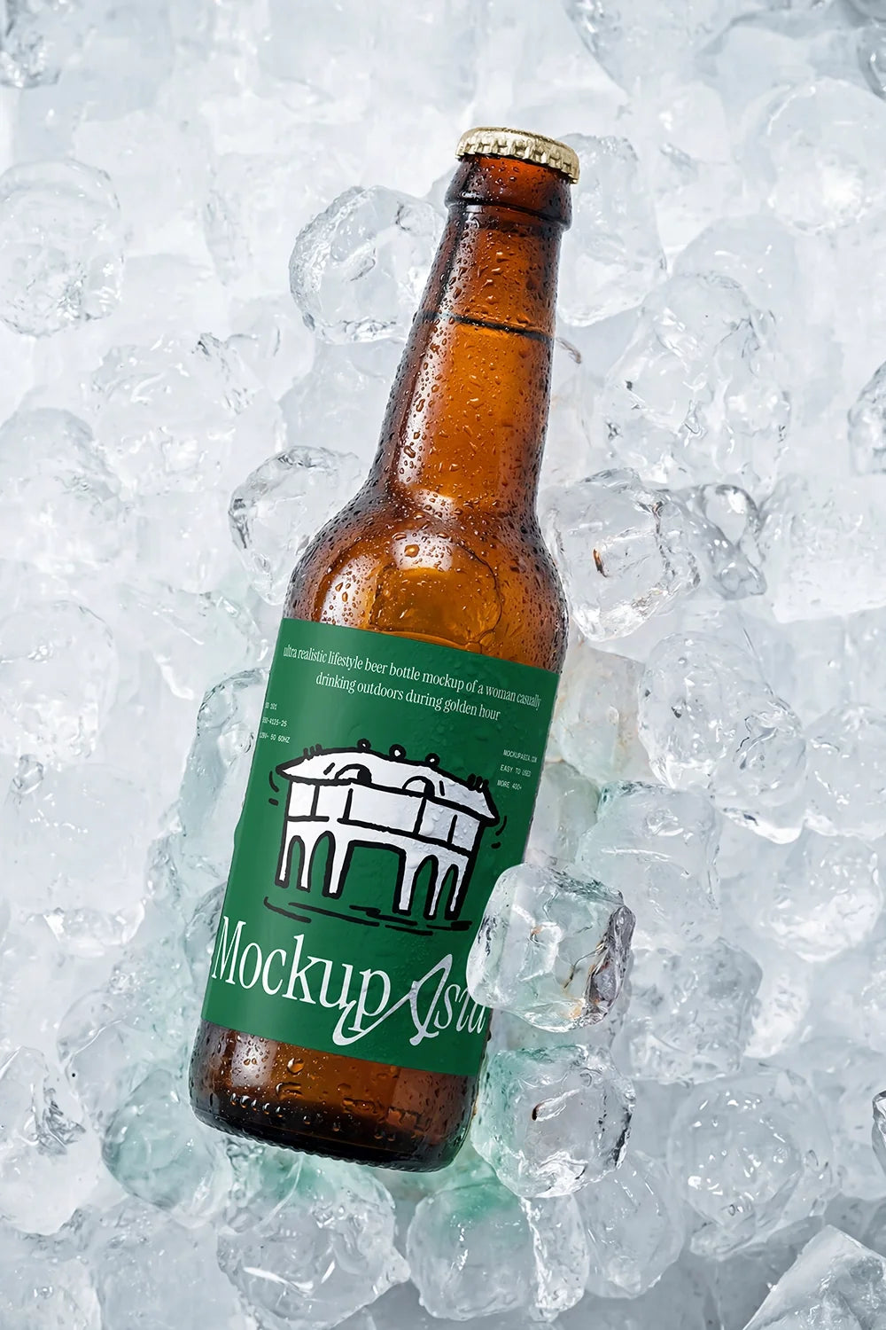 Beer Bottle Mockup SBB02