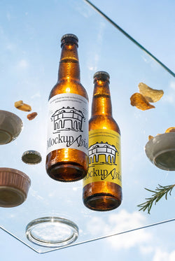 Beer Bottle Mockup SBB05