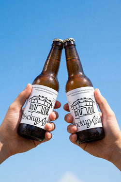Beer Bottle Mockup SBB08