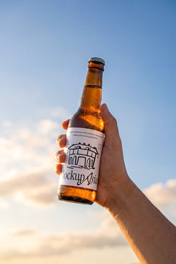 Beer Bottle Mockup SBB09
