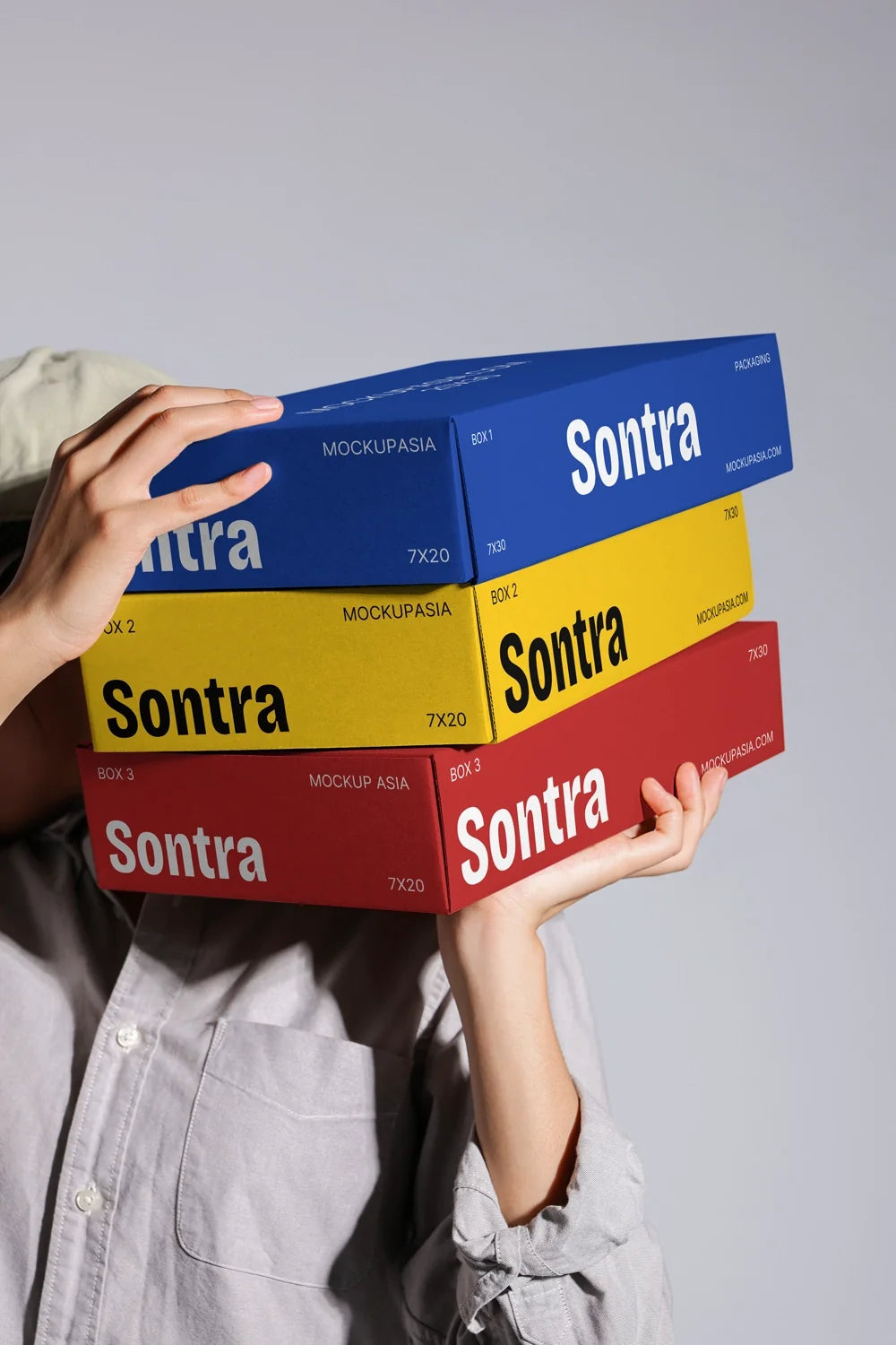 Box Packaging Mockup ST02