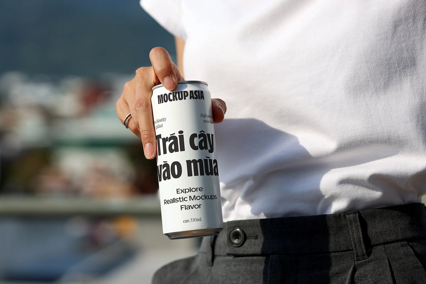 Free mockup - Drinks Can (CF13) | Realistic PSD Mockup