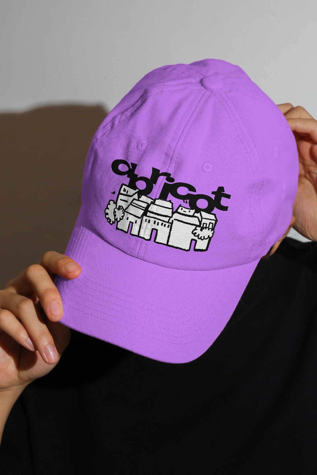 hat mockup with stitched logo streetwear branding