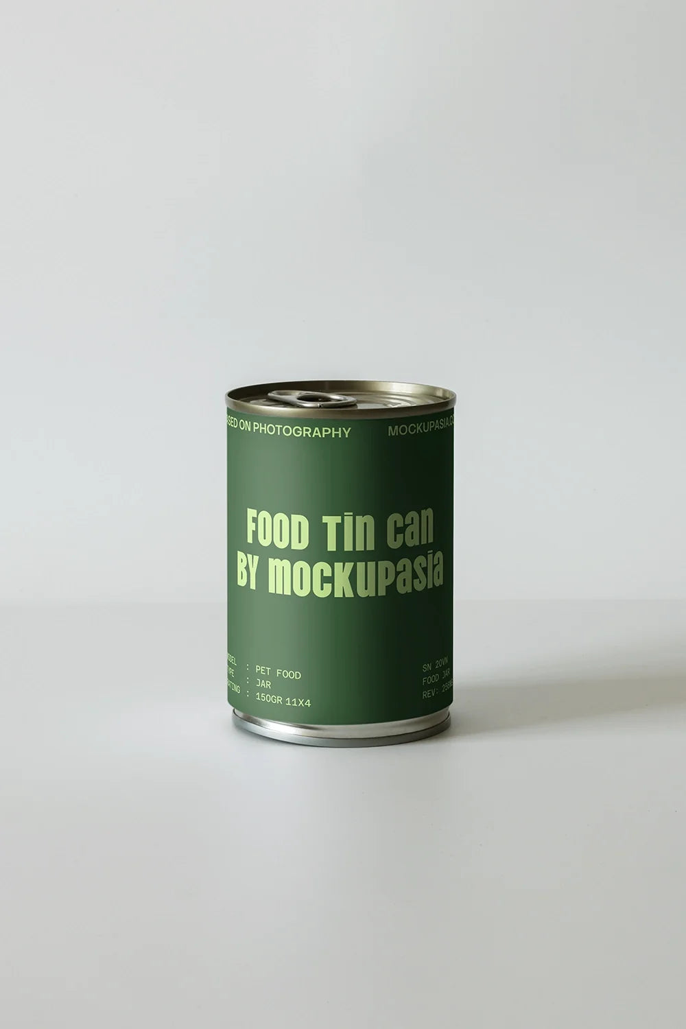 Cat Food Can Mockup PF05
