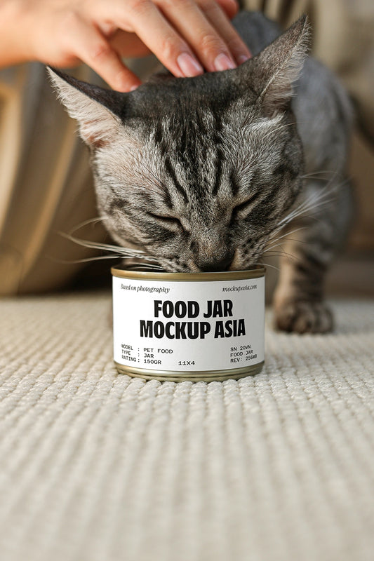 Cat Food Jar Mockup PF03