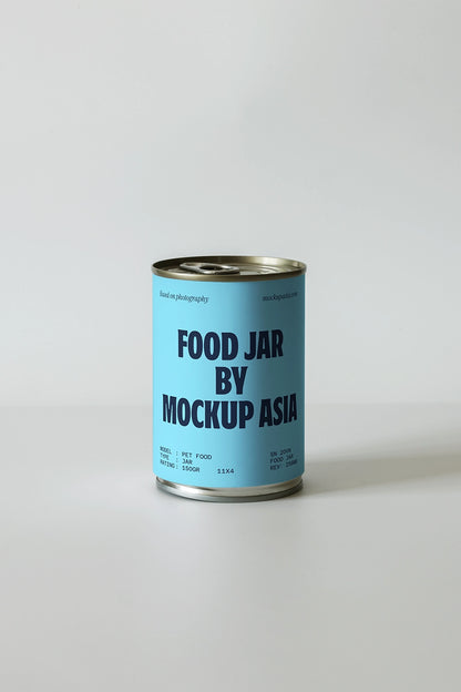 Cat Food Can Mockup PF05