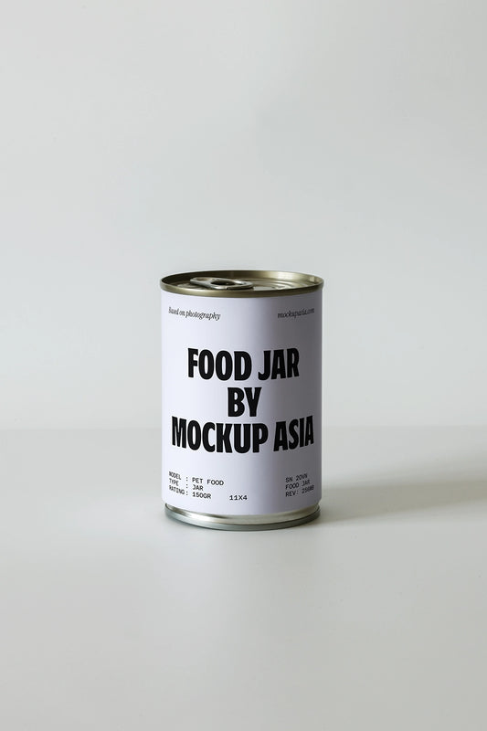 Cat Food Can Mockup PF05