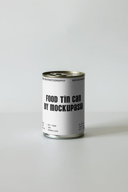 Cat Food Can Mockup PF05