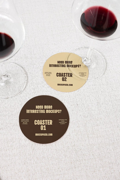 Coaster Mockup CCR15