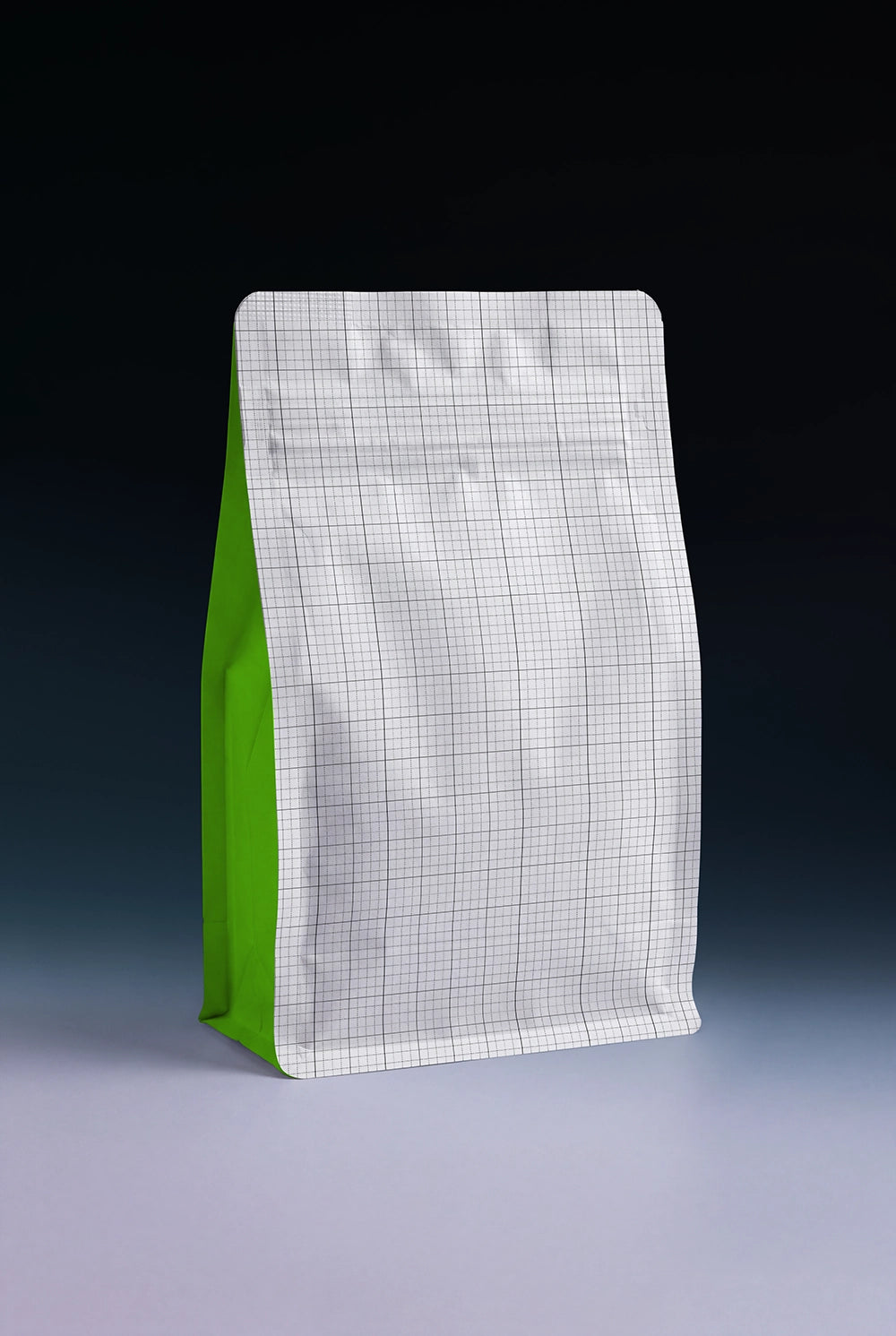 Premium pouch bag PSD mockup for food and retail packaging presentation