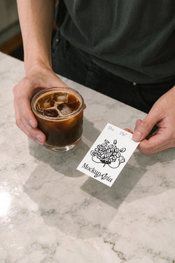 Coffee Card Mockup KOD08