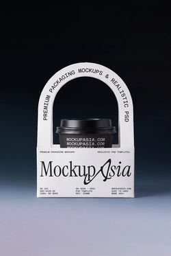 Coffee Cup Carrier Mockup CSM01