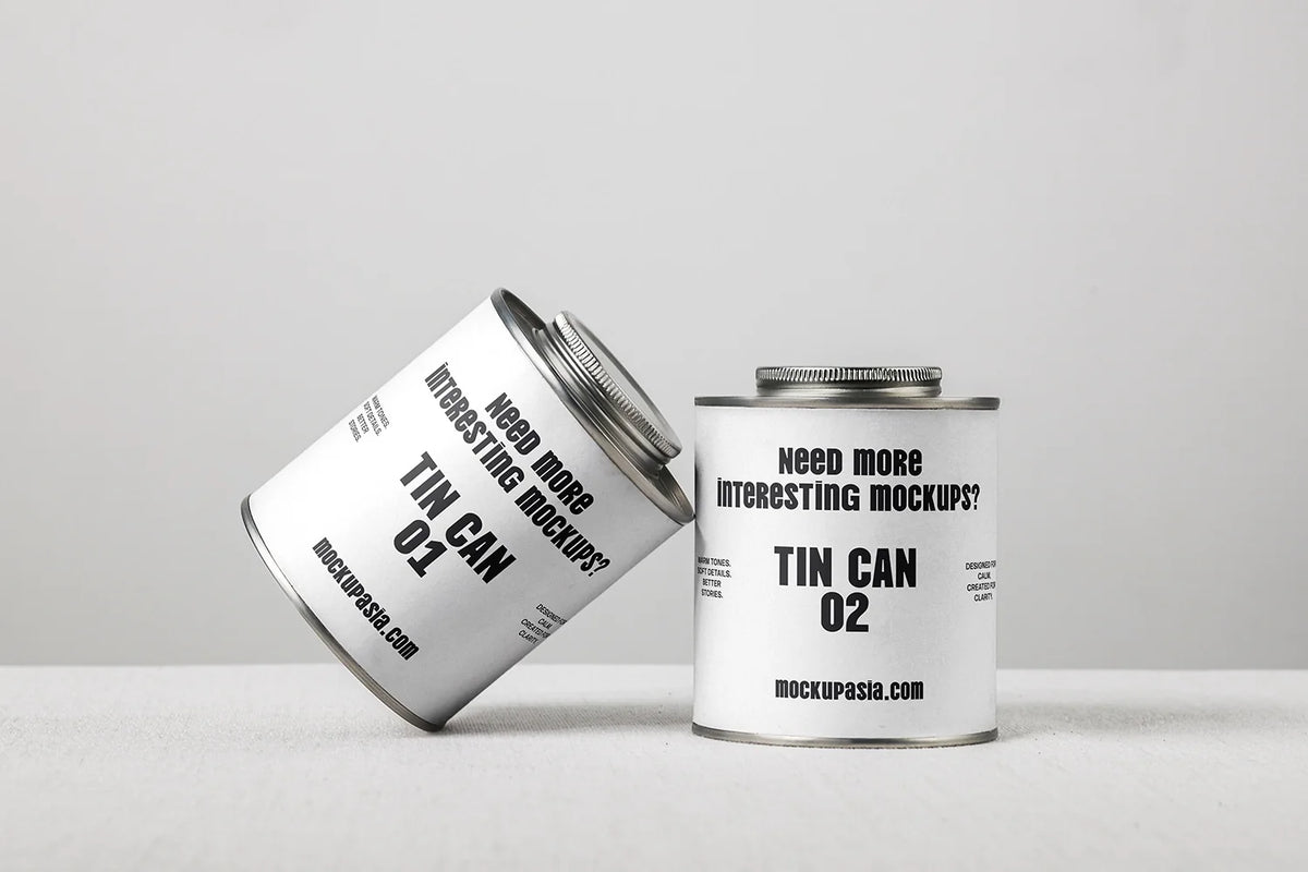 Coffee Tin Can Mockup CCR26 – Mockup.Asia