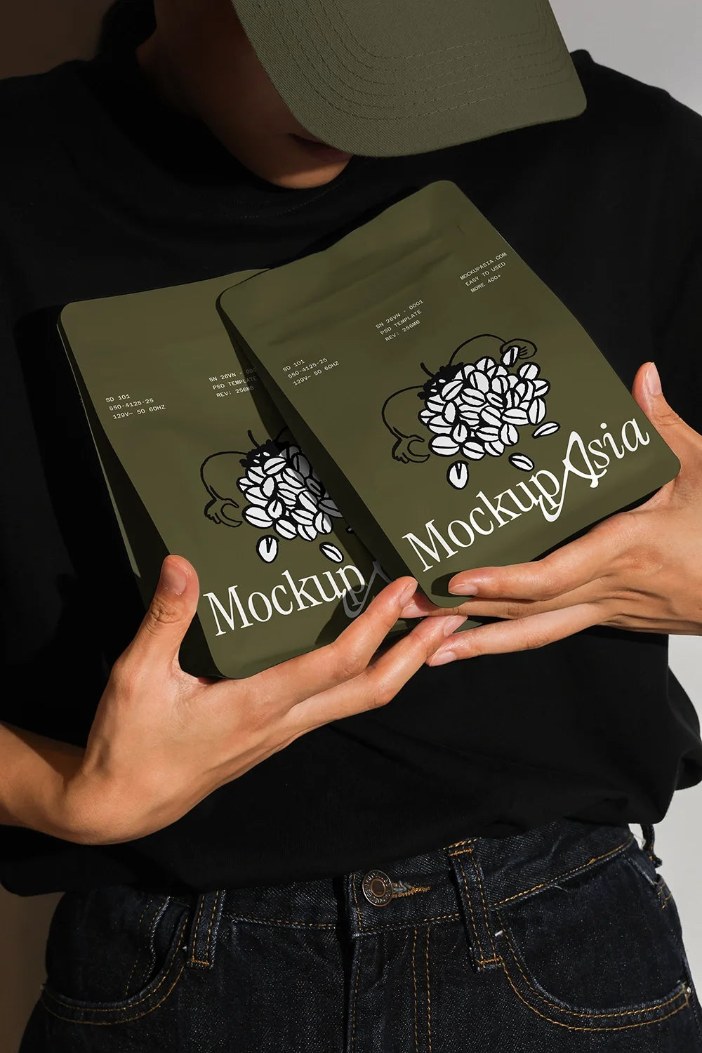Coffee Bag Mockup SQ07