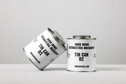 Coffee Tin Can Mockup CCR26
