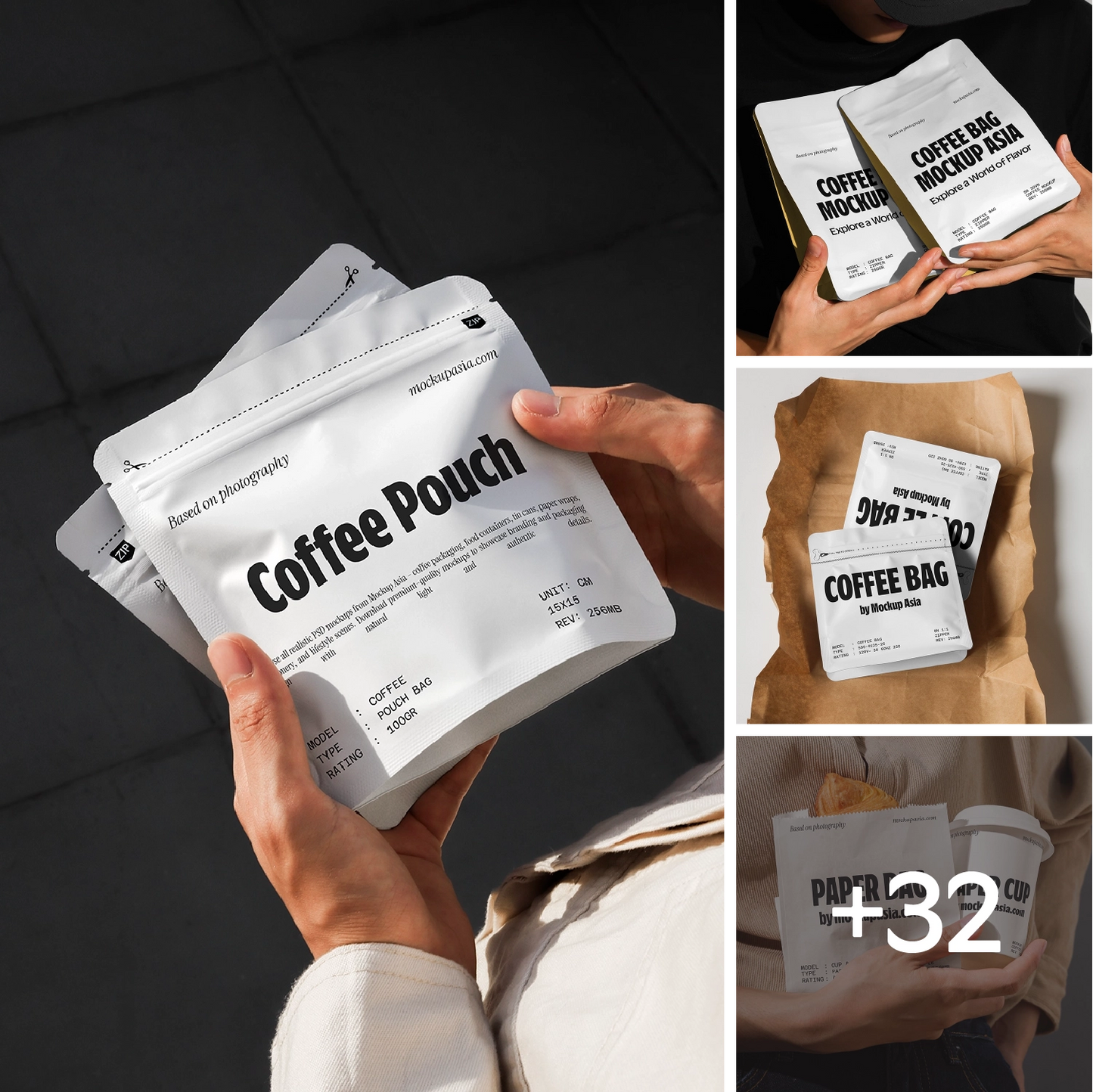 Coffee Mockup Library – Essential Coffee Bundle