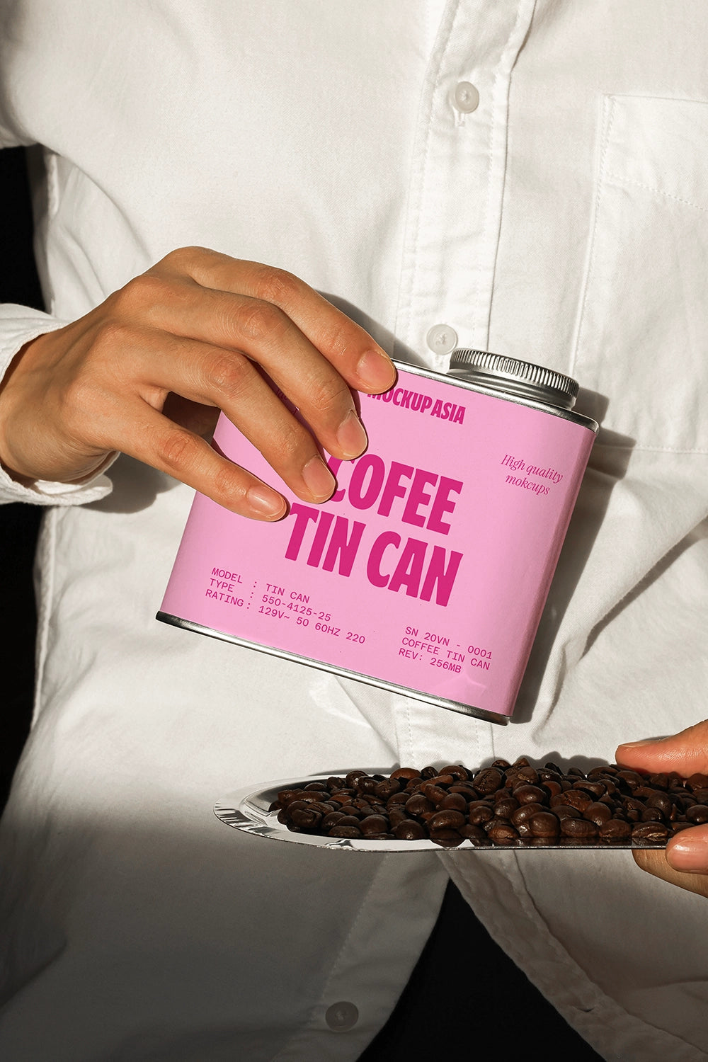 Coffee Tin Mockup CT01