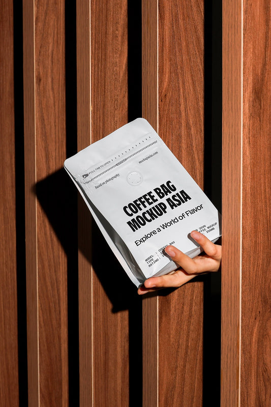 Coffee Zipper Bag Mockup APR25