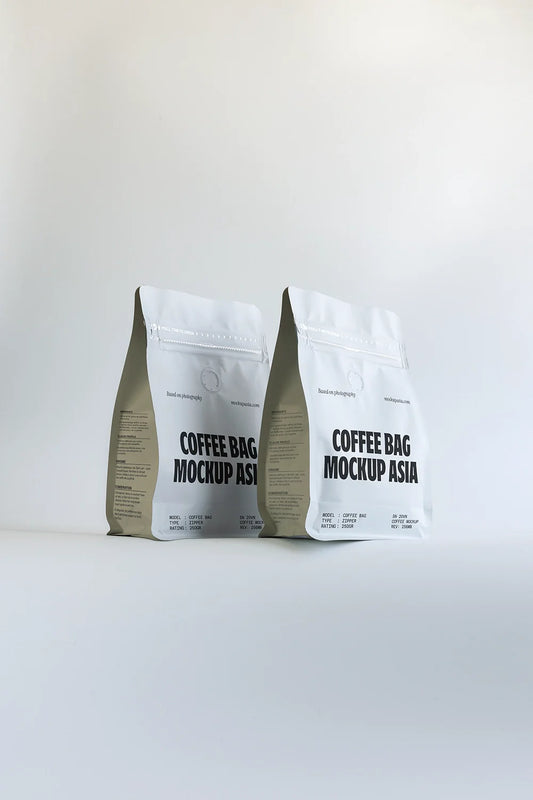 Coffee Zipper Bag Mockup APR27