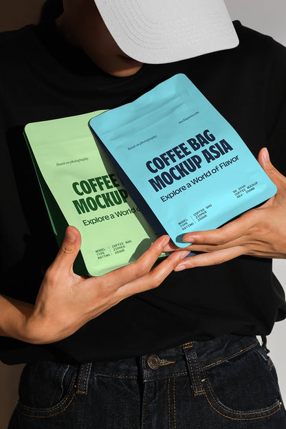 Coffee Bag Mockup SQ07