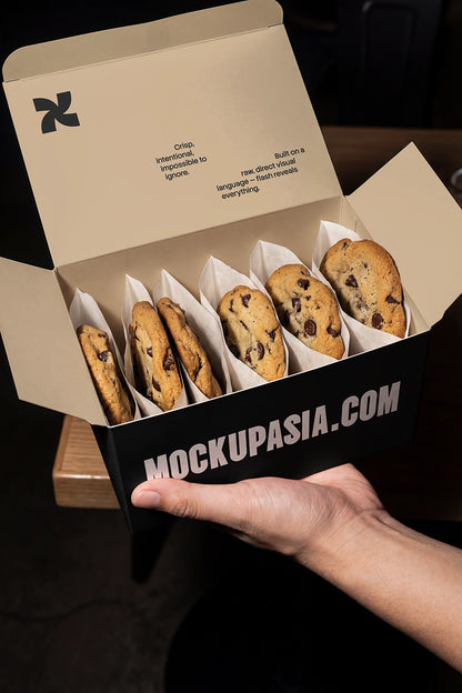 clipboard mockup in hand menu board with high contrast flash lighting