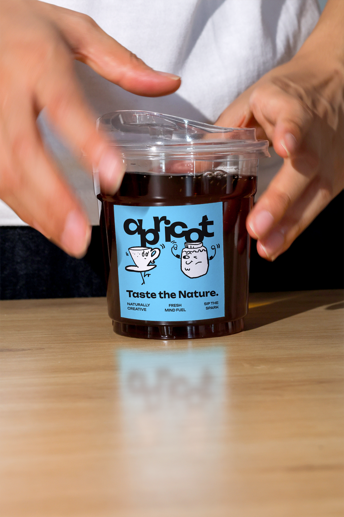 Coffee Label Mockup on Cup (APR-9) | Realistic PSD Mockup