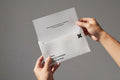 Envelope & letter head set mockup DB13