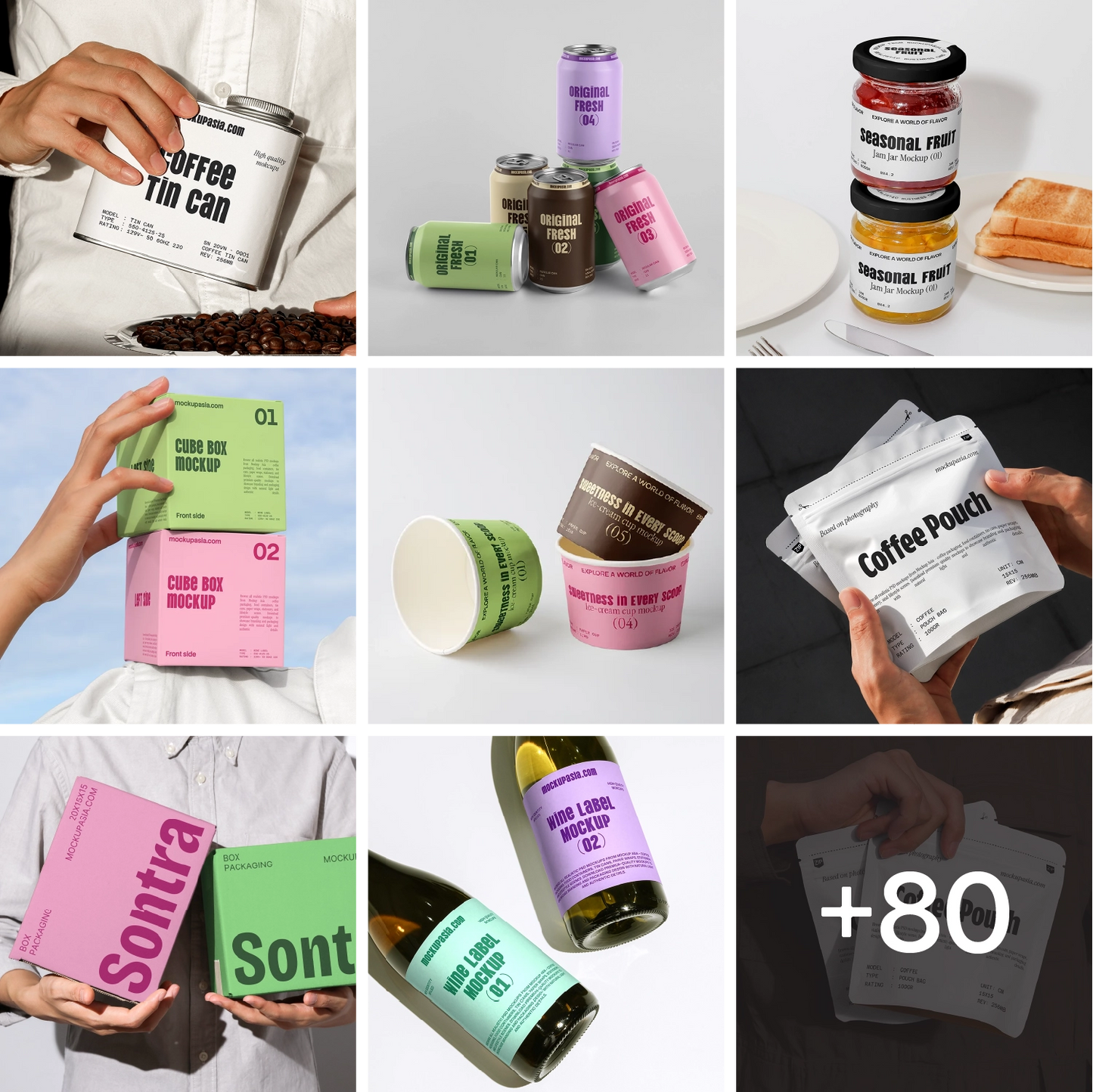 Essential Packaging Mockup Bundle