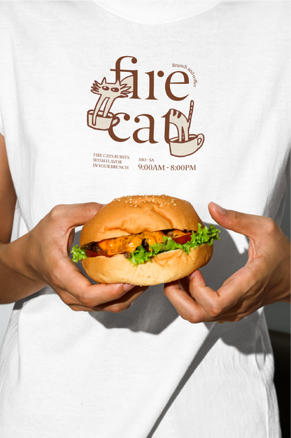 Fire Cat Brunch Mockup Bundle