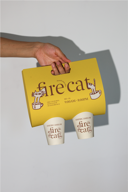 Fire Cat Brunch Mockup Bundle