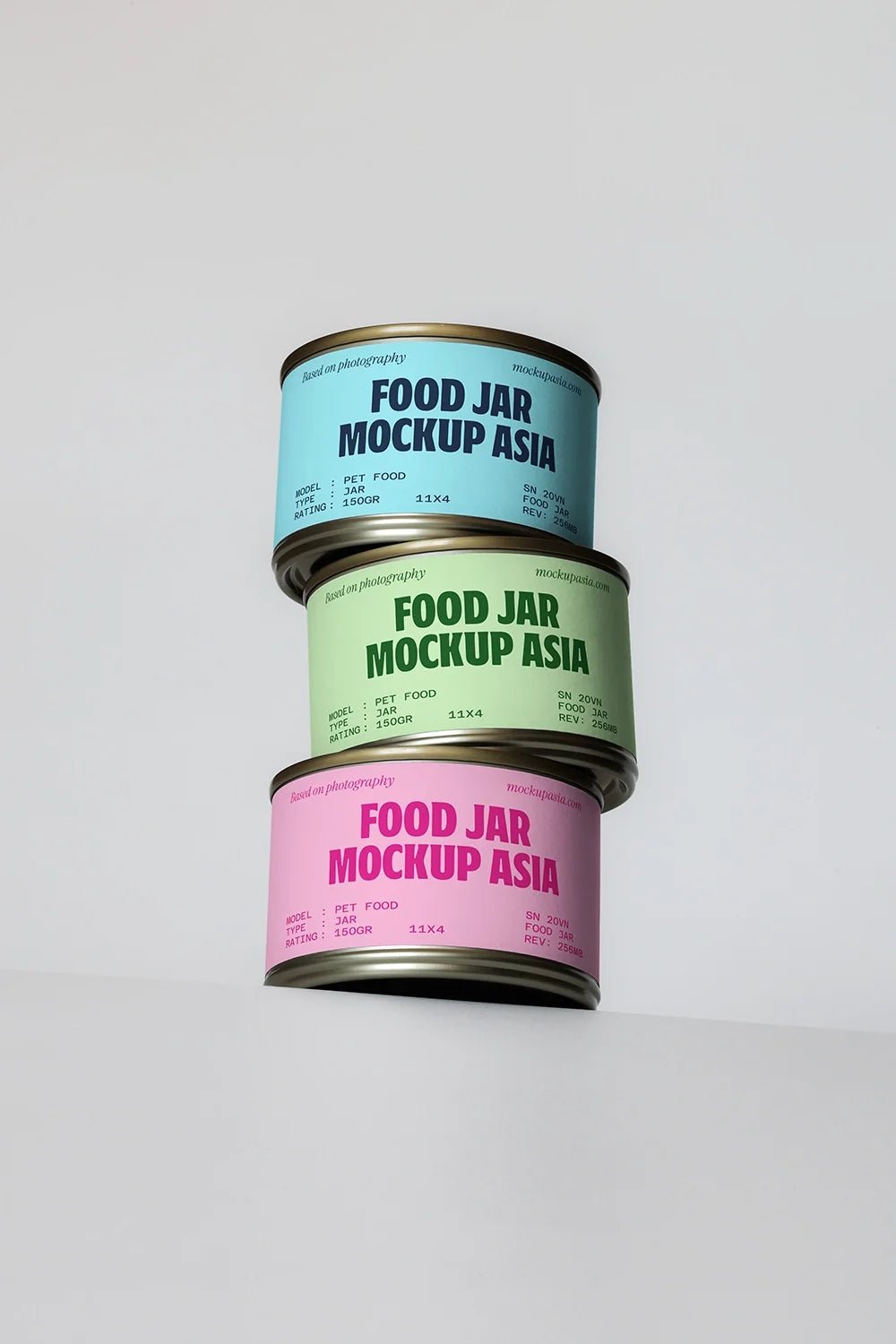 Cat Food Can Mockup PF08