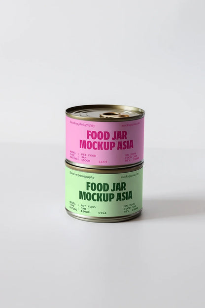 Food Tin Can Mockup PF10